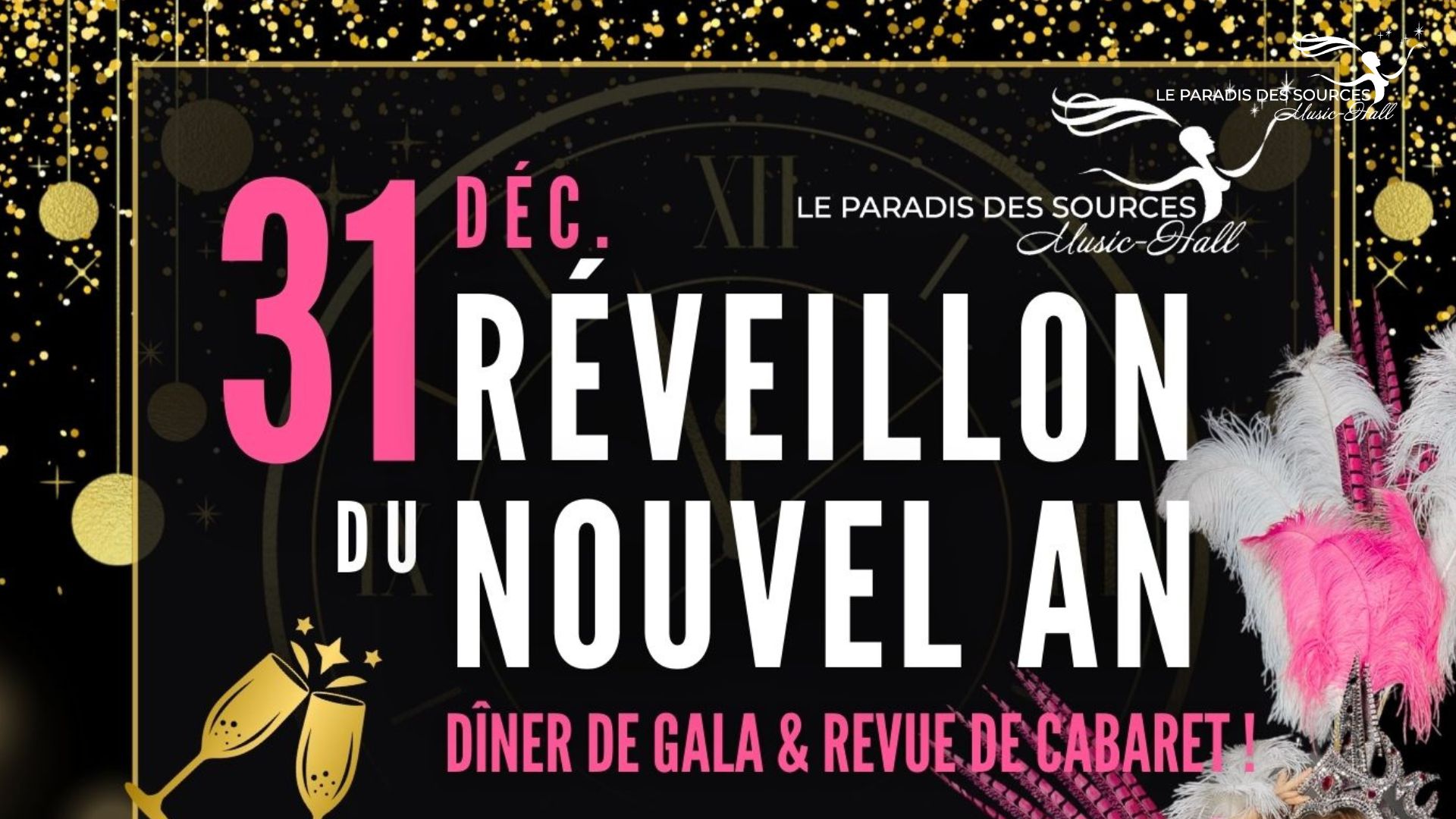 Réveillon Saint Sylvestre PDS 2026 bandeau